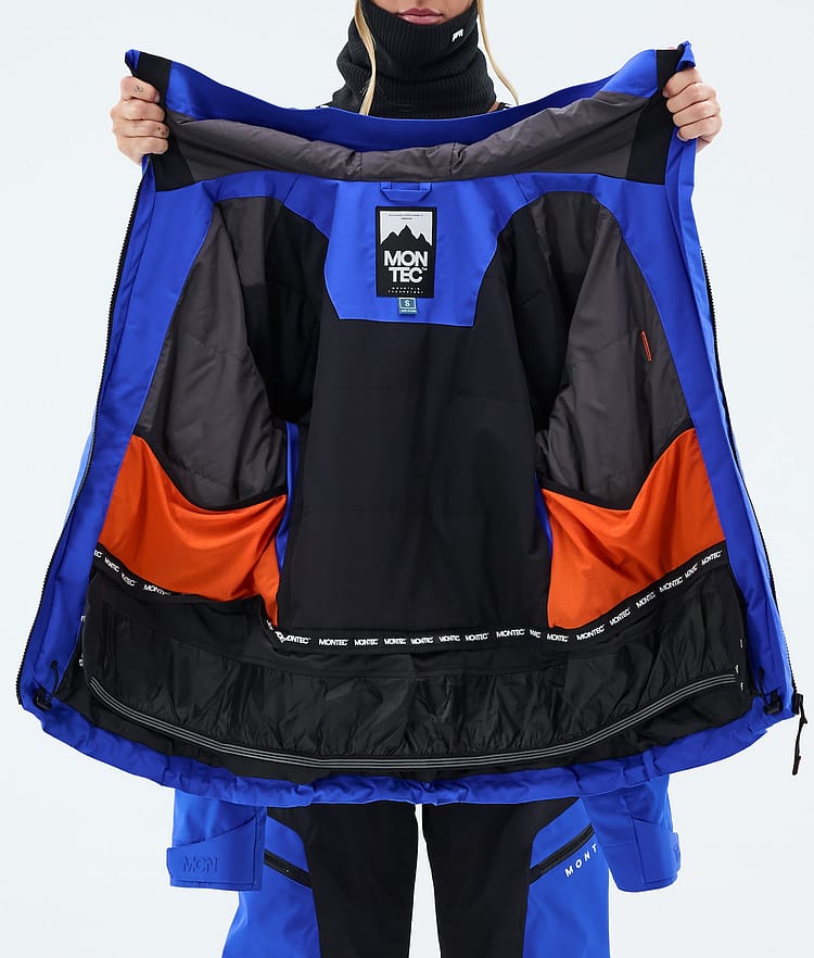 Montec Oracle W Lumilautailutakki Naiset Cobalt Blue, Image 9 of 9