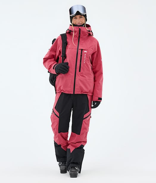 Montec Oracle W Laskettelu Outfit Light Red/Black
