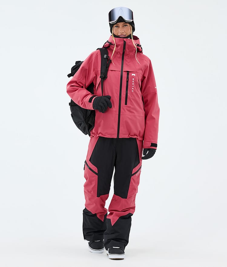 Montec Oracle W Lumilautailutakki Naiset Light Red, Image 2 of 9