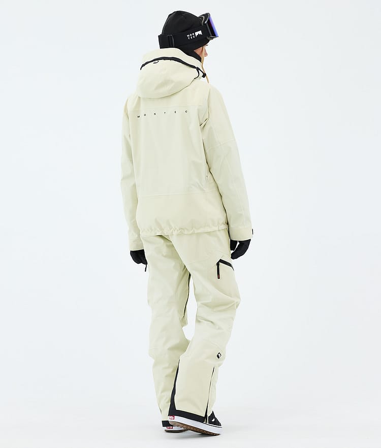 Montec Oracle W Lumilautailutakki Naiset Dirty White, Image 3 of 9