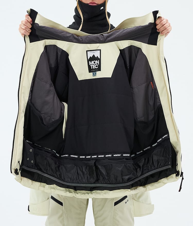Montec Oracle W Laskettelutakki Naiset Dirty White, Image 9 of 9