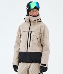 Montec Oracle W Lumilautailutakki Naiset Sand/Black