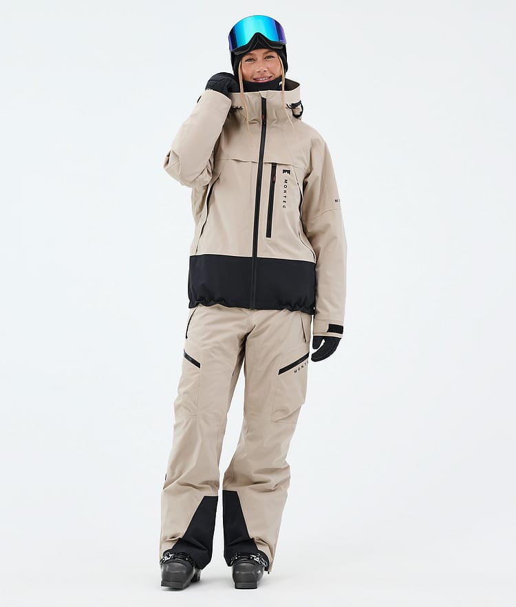 Montec Oracle W Laskettelutakki Naiset Sand/Black, Image 2 of 9