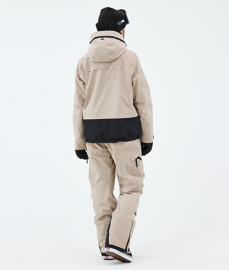 Montec Oracle W Lumilautailutakki Naiset Sand/Black, Image 3 of 9