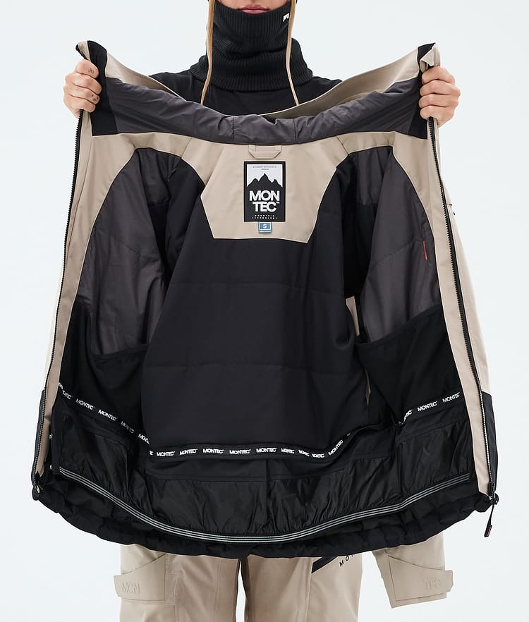 Montec Oracle W Laskettelutakki Naiset Sand/Black, Image 9 of 9