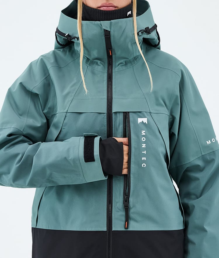 Montec Oracle W Lumilautailutakki Naiset Atlantic/Black, Image 8 of 9