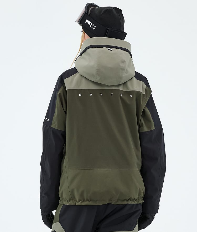 Montec Oracle W Laskettelutakki Naiset Greenish/Black/Olive Green, Image 6 of 9