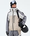 Montec Oracle W Laskettelutakki Naiset Light Grey/Light Pearl/Sand