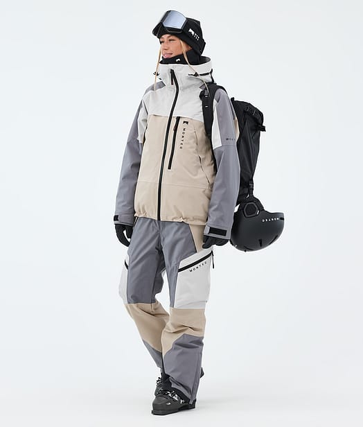 Montec Oracle W Laskettelu Outfit Light Grey/Light Pearl/Sand