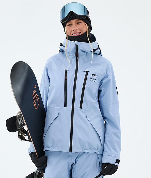 Montec Sentinel W Lumilautailutakki Naiset Light Blue