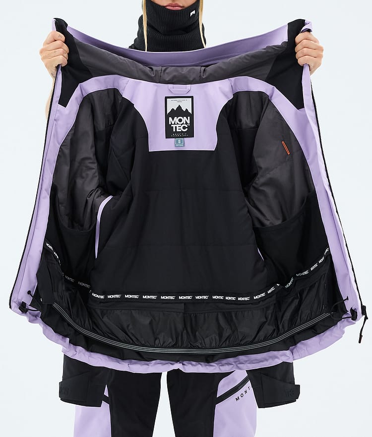 Montec Sentinel W Laskettelutakki Naiset Faded Violet/Black, Image 9 of 9