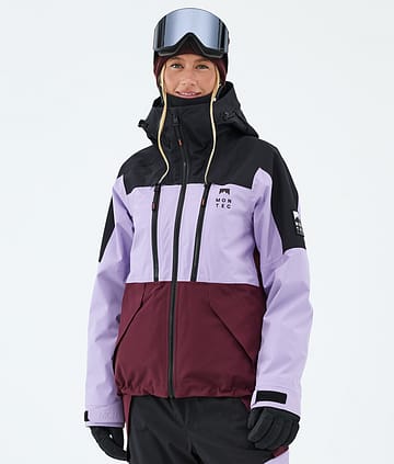 Montec Sentinel W Lumilautailutakki Black/Faded Violet/Burgundy
