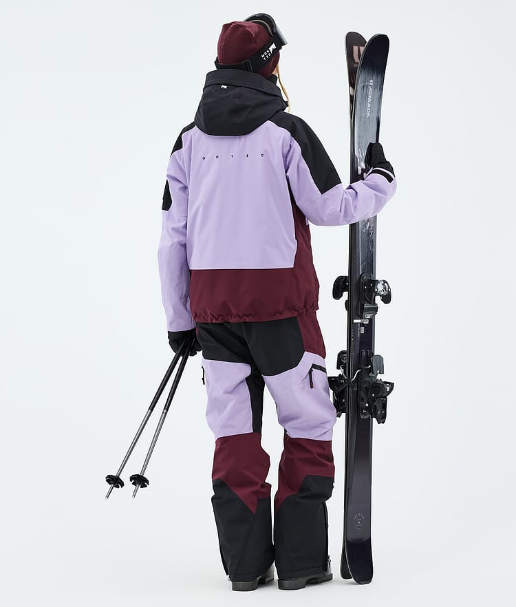Montec Sentinel W Laskettelutakki Naiset Black/Faded Violet/Burgundy, Image 3 of 9