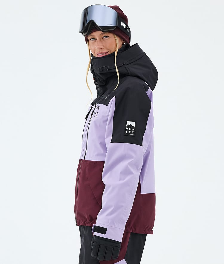 Montec Sentinel W Lumilautailutakki Naiset Black/Faded Violet/Burgundy, Image 5 of 9