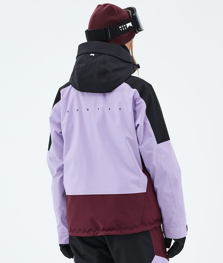 Montec Sentinel W Lumilautailutakki Naiset Black/Faded Violet/Burgundy, Image 6 of 9