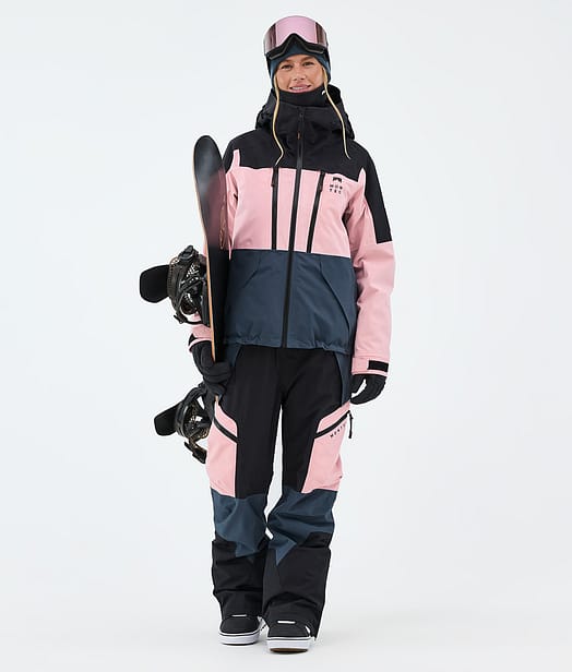 Montec Sentinel W Lumilautailu Outfit Black/Soft Pink/Metal Blue