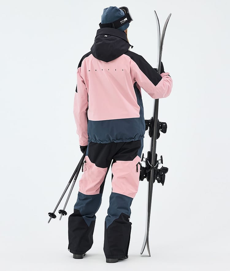 Montec Sentinel W Laskettelutakki Naiset Black/Soft Pink/Metal Blue, Image 3 of 9