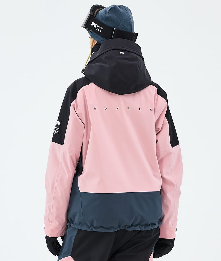 Montec Sentinel W Laskettelutakki Naiset Black/Soft Pink/Metal Blue, Image 6 of 9