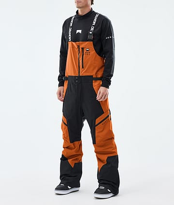 Montec Dozer Lumilautailuhousut Burned Orange/Black