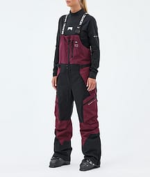 Montec Dozer W Lasketteluhousut Naiset Burgundy/Black