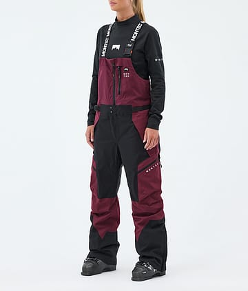 Montec Dozer W Lasketteluhousut Burgundy/Black