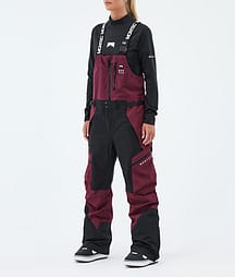 Montec Dozer W Lumilautailuhousut Naiset Burgundy/Black