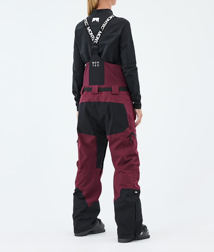 Montec Dozer W Lasketteluhousut Naiset Burgundy/Black, Image 4 of 7