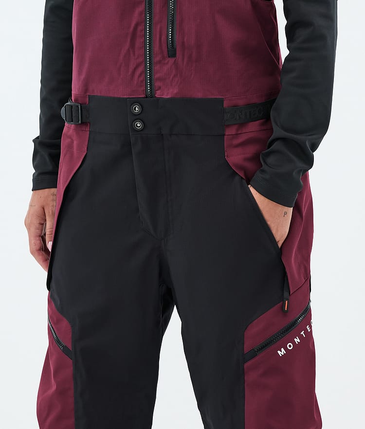 Montec Dozer W Lasketteluhousut Naiset Burgundy/Black, Image 5 of 7