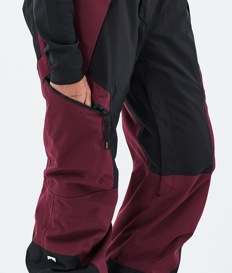 Montec Dozer W Lumilautailuhousut Naiset Burgundy/Black, Image 7 of 7