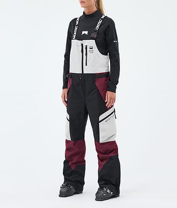 Montec Dozer W Lasketteluhousut Light Grey/Black/Burgundy