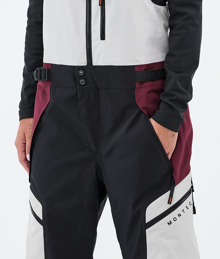 Montec Dozer W Lumilautailuhousut Naiset Light Grey/Black/Burgundy, Image 5 of 7