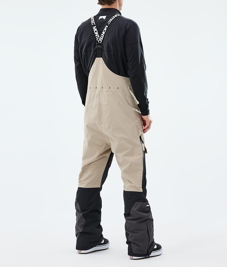 Montec Fawk Lumilautailuhousut Miehet Sand/Black/Phantom, Image 3 of 6