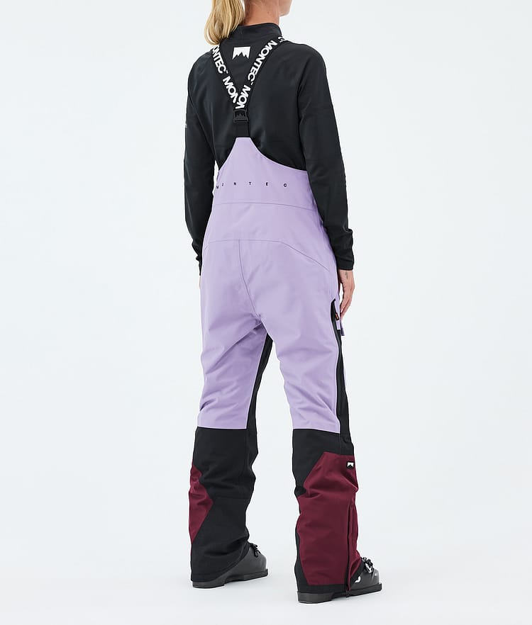 Montec Fawk W Lasketteluhousut Naiset Faded Violet/Black/Burgundy, Kuva 4 / 7