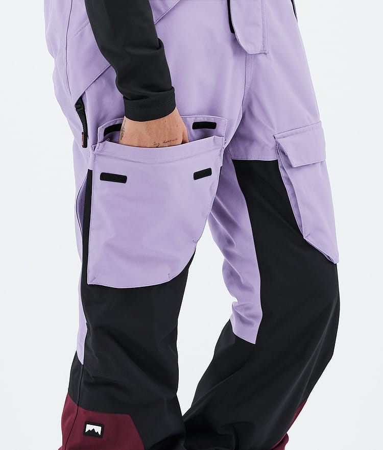 Montec Fawk W Lumilautailuhousut Naiset Faded Violet/Black/Burgundy, Kuva 7 / 7