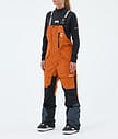 Montec Fawk W Lumilautailuhousut Naiset Burned Orange/Black/Metal Blue