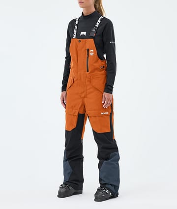 Montec Fawk W Lasketteluhousut Burned Orange/Black/Metal Blue
