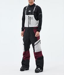 Montec Dozer Lasketteluhousut Miehet Light Grey/Black/Burgundy