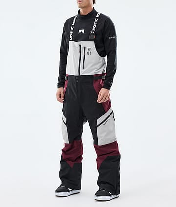 Montec Dozer Lumilautailuhousut Light Grey/Black/Burgundy