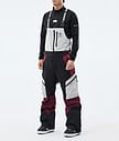 Montec Dozer Lumilautailuhousut Miehet Light Grey/Black/Burgundy
