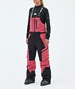 Montec Dozer W Lasketteluhousut Naiset Light Red/Black