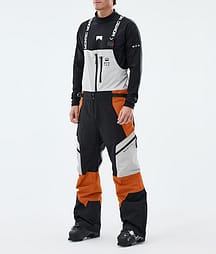 Montec Dozer Lasketteluhousut Miehet Light Grey/Black/Burned Orange