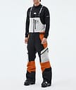 Montec Dozer Lasketteluhousut Miehet Light Grey/Black/Burned Orange
