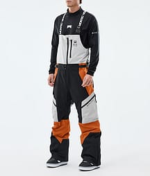 Montec Dozer Lumilautailuhousut Miehet Light Grey/Black/Burned Orange