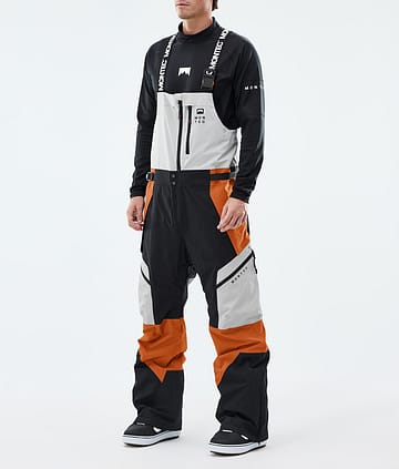 Montec Dozer Lumilautailuhousut Light Grey/Black/Burned Orange