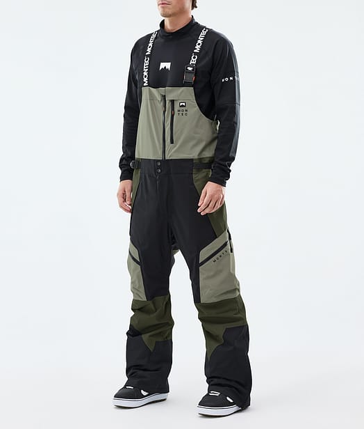 Montec Dozer Lumilautailuhousut Miehet Greenish/Black/Olive Green