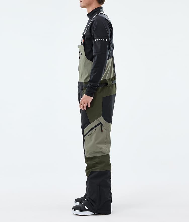 Montec Dozer Lumilautailuhousut Miehet Greenish/Black/Olive Green, Image 2 of 6