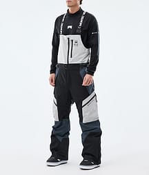 Montec Dozer Lumilautailuhousut Miehet Light Grey/Black/Metal Blue