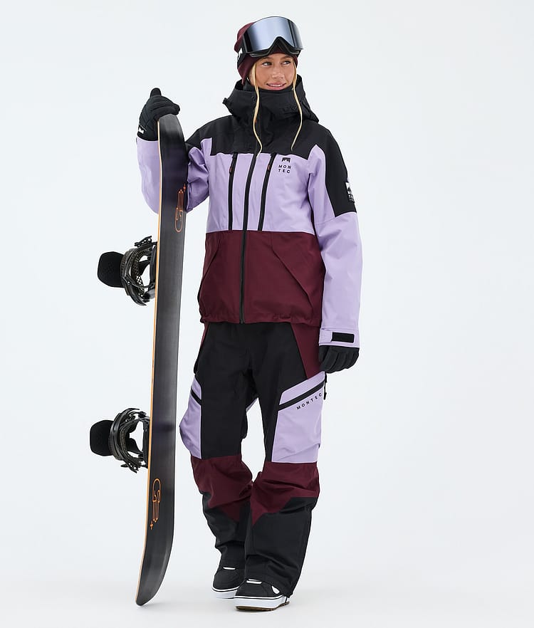 Montec Dozer W Lumilautailuhousut Naiset Faded Violet/Black/Burgundy, Image 2 of 7