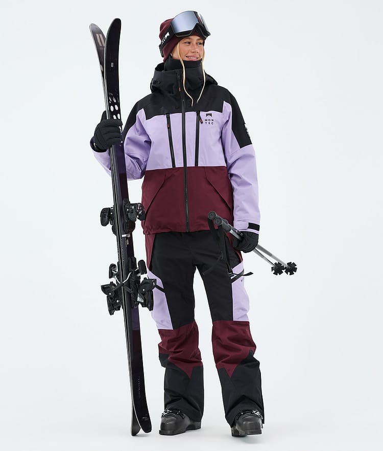 Montec Dozer W Lasketteluhousut Naiset Faded Violet/Black/Burgundy, Image 2 of 7