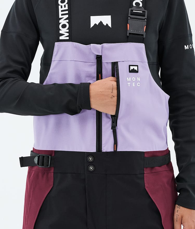 Montec Dozer W Lasketteluhousut Naiset Faded Violet/Black/Burgundy, Image 6 of 7